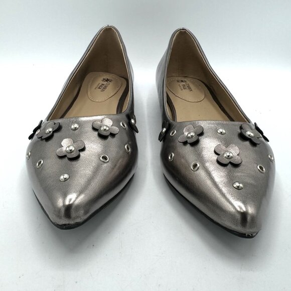 Cushion Walk by Avon Autumn Romance Flat / Chaussures Pewter Shoes Size 8 - Picture 4 of 11